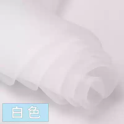 Faded white yarn solid color yarn wedding fabric transparent material gaudy non-gauze gauze lace mesh hard and soft