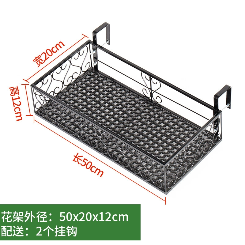 Ban công giá hoa giá treo lan can giá treo chậu hoa giá lan can bệ cửa sổ sắt mọng nước giá hoa kệ sắt treo ban công 