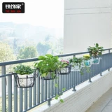 Северная балкона цветочная стенда декоративная шельфа железной горшок с горшками висят