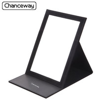 Makeup mirror large desktop Princess Mirror desktop creative Korean dormitory folding bedroom room mirror