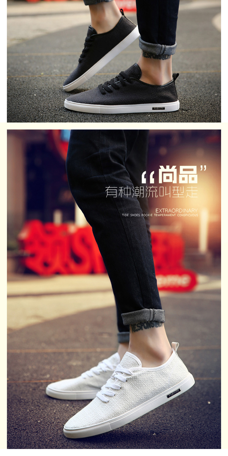 Giày nam mùa xuân Giày vải nam phiên bản Hàn Quốc của xu hướng giày hoang dã cá tính giay the thao nam nike