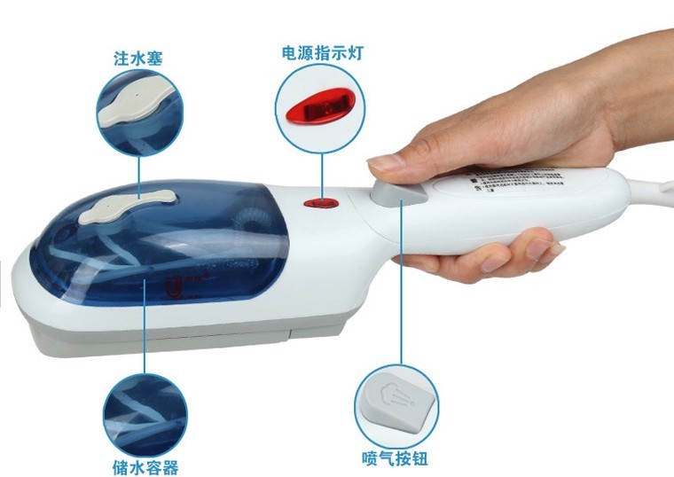bàn là hơi nước sokany Bàn chải hơi nước cầm tay máy ủi cầm tay khô lau bàn chải nóng nhà mini điện sắt treo máy nóng du lịch - Điện sắt bàn là panasonic