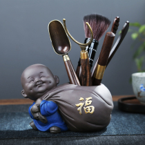 Tea ceremony six gentlemen set kung fu tea set kung fu accessories Tea Needle tea Holder tea table tea table tea tools