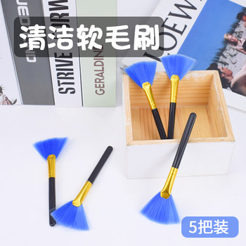 [5-Pack]Mechanical Keyboard Cleaning Brush, Laptop Soft Bristle Brush, Desktop Case Cleaning Gap Dust Removal Brush, Dslr Camera Cleaning Brush, Mobile Phone Screen Dust Cleaning Tool