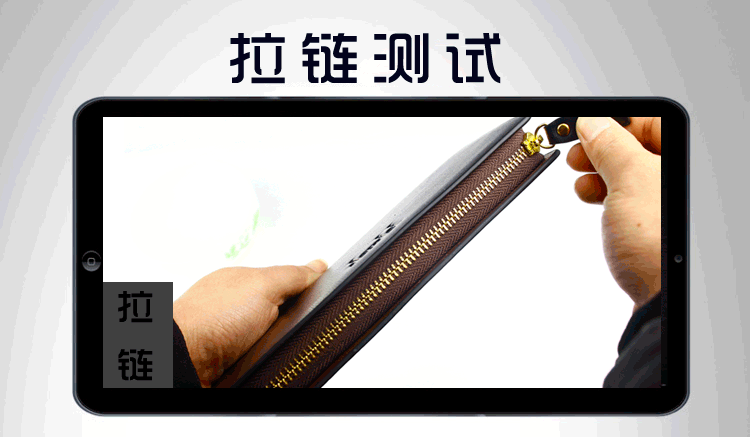 Ví di động dung lượng lớn ví nam dài ly hợp túi khóa kéo ví nam đa chức năng vị trí thẻ ví da nam đứng