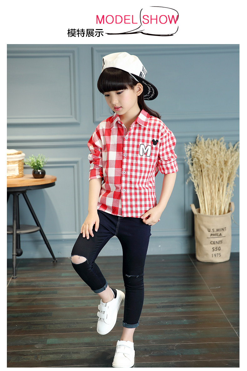 Chemise fille à manche longue - Ref 2086027 Image 13