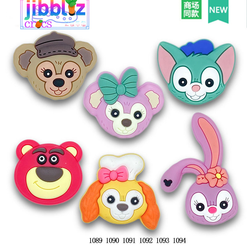 Crocs Shoe Charms Cartoon Disney Duffy Bear Long-Eared Rabbit Stellalou Compatible with Crocs Crocs Shoe Charms Cartoon Disney Duffy Bear Long-Eared Rabbit Stellalou Compatible with Crocs