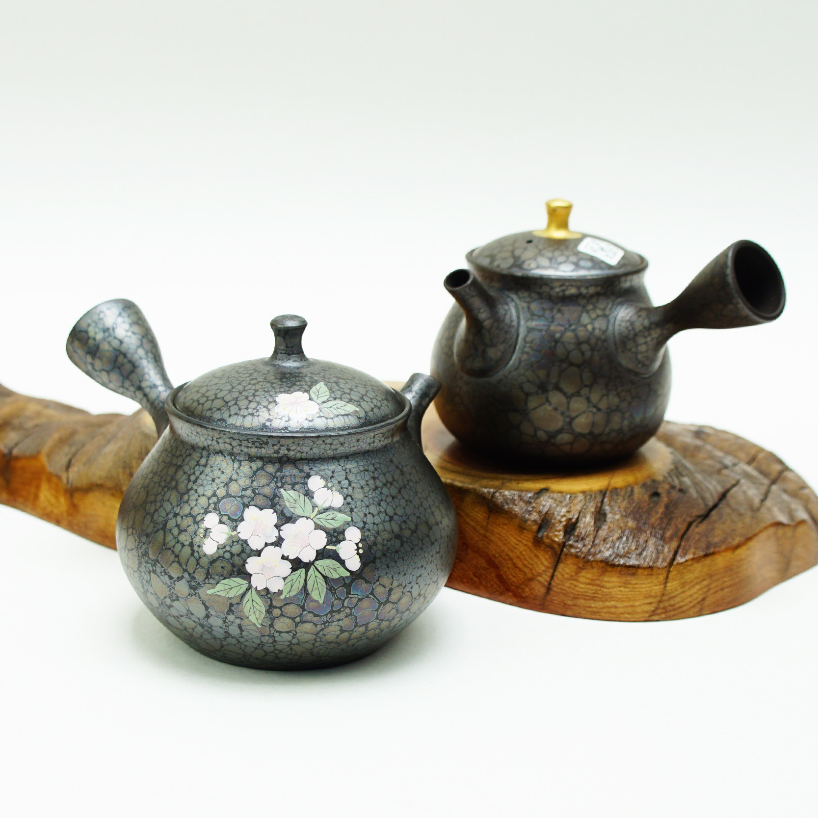 昭龍天目（金彩） 急須 常滑焼の名工・梅原昭二（常滑焼）極上