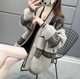 Mink velvet knitted cardigan jacket women autumn and winter 2022 new Korean version loose lazy wind thick ladies sweater outerwear