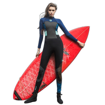 2022 Woman Surf Costume Connected jellyfish long sleeve conservative swimsuit and thick bubble hot spring