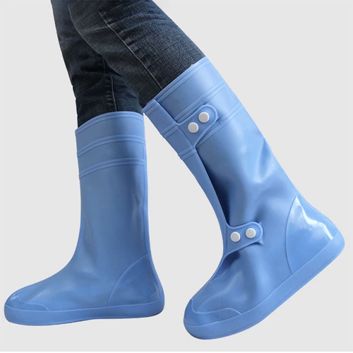 悦鹰 Водонепроницаемая обувь и одежда мужская зимняя зимняя зимняя зимняя зимняя крышка для дождевых дождевых кроссовок Черная технология