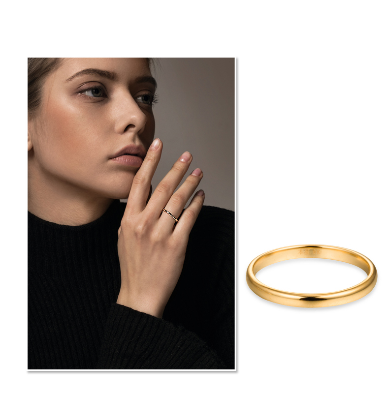 Bague mixte en Or jaune 9 carats - Ref 3089074 Image 15