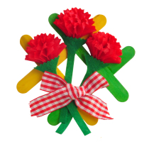 Hibao Thanksgiving diy photo frame flower gift for teacher kindergarten children hand-made material environment creation