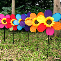Xibao 36cm Sunflower Sunflower Six Leaf Windmill Building Kindergarten Childrens Toys Games Dance Props