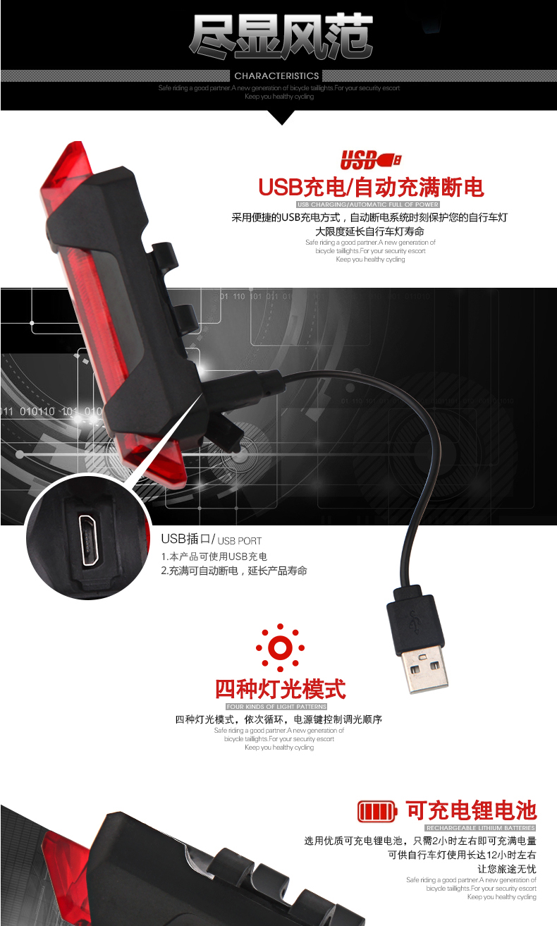 Lumière vélo ROSWHEEL - Ref 2397697 Image 30