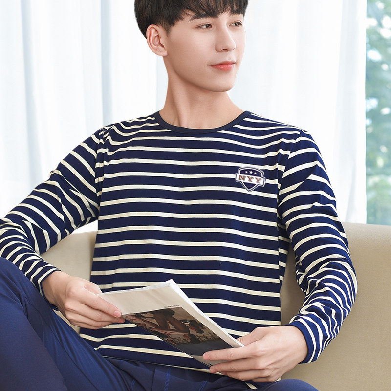 Youth men's autumn clothes sanitary pants cotton set high school students male students cotton sweater big children cotton hot clothes