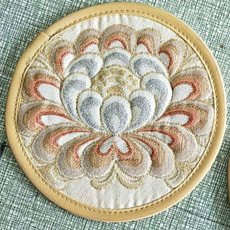 Dan Niya châu Âu bảng vải placemat mat Tây pad coaster vải lau tay bát mat - Khăn trải bàn khăn trải bàn chống thấm nước