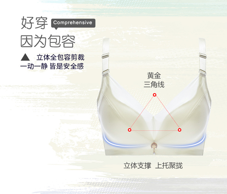 Áo ngực không thoáng khí khỏe mạnh không thấm nước siêu mỏng kích thước lớn ao lot mong