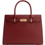 Красная вместительная и большая сумка, изысканный стиль, подарок на день рождения