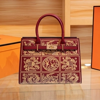 Винный красный подарочный пакет+шарф