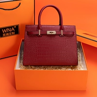 Красная подарочная коробка, набор, крокодиловый принт