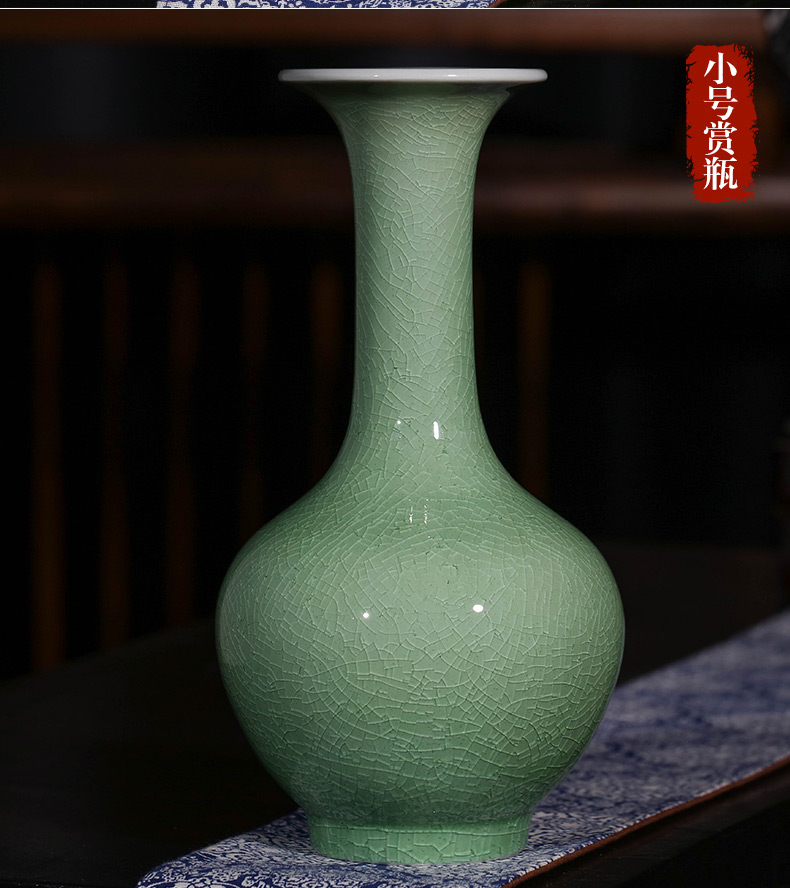 Jingdezhen ceramics manual archaize crackle vases, flower arrangement sitting room home wine ark, adornment handicraft furnishing articles