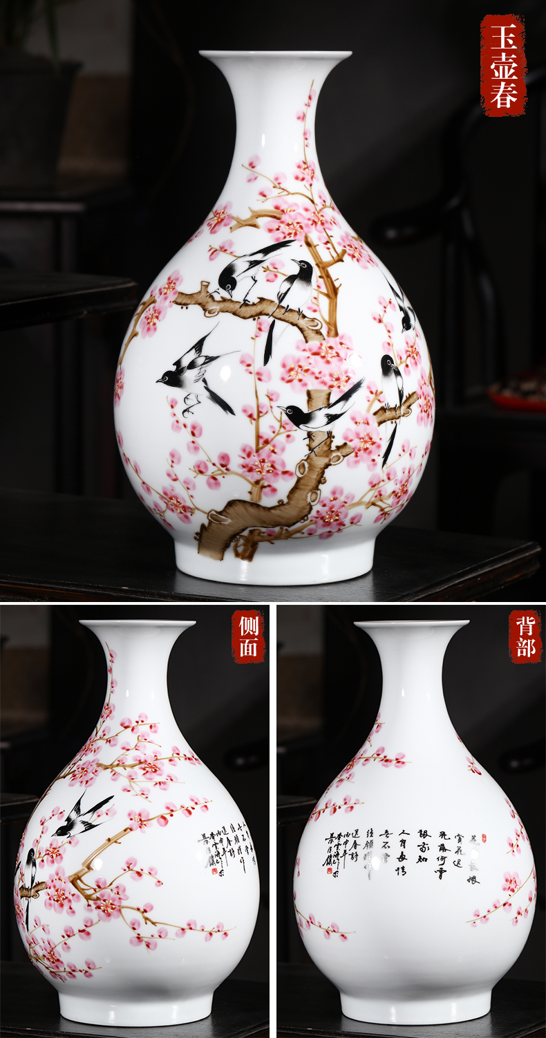 The Master of jingdezhen ceramics beaming big hand - made vases, flower arranging furnishing articles sitting room decoration home decoration