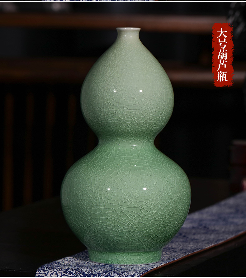 Jingdezhen ceramics manual archaize crackle vases, flower arrangement sitting room home wine ark, adornment handicraft furnishing articles