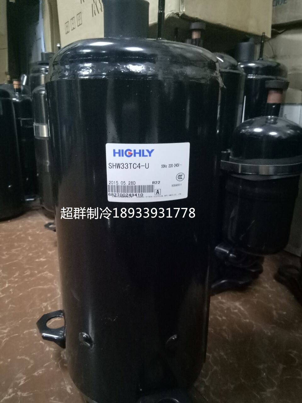 SHW33TC4-U CHW33TC4-U new 2 Gree Heat Pump Hitachi Air Conditioning Compressor SHW33TA2U