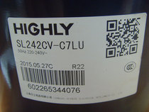 SL222CV SL222SV-C7LU SL242CV-C7LU new Hitachi 1 5 horses air conditioning compressor