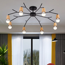 Minimalist modern pentagram Restaurant lamps Nordic Atmosphere Living room Bedroom light room Childrens room Balcony Suction Dome