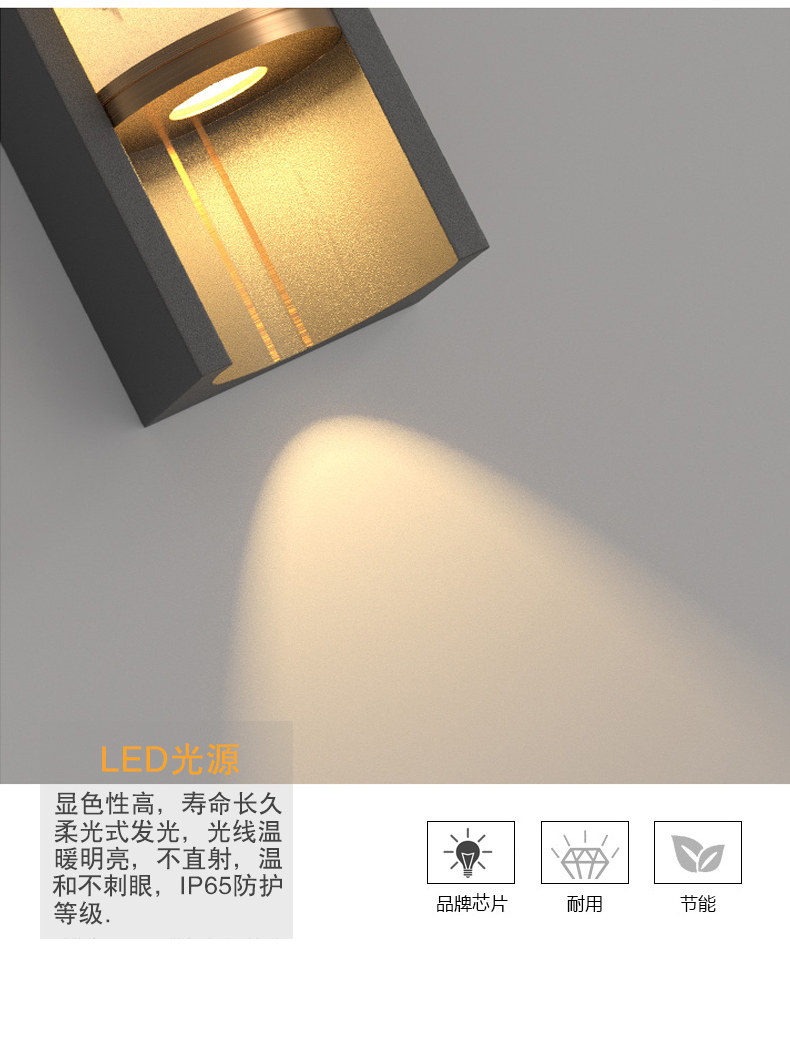 Открытый стене 户外壁灯防水新中式壁灯入户大门灯庭院柱子壁灯仿云石别墅外墙灯 Korea are