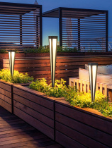 Solar lawn lamp outdoor lamp courtyard lamp waterproof villa garden layout decorative floor lamp landscape lawn lamp