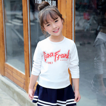 2021 boys childrens clothing long sleeve T-shirt autumn new girls spring and autumn base shirt childrens body T-shirt childrens shirt