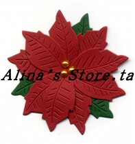 Cutting template DIY stencil cutting die greeting card album Srapbook production tool 3 petals flower leaves