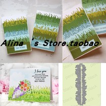 Cutting template DIY die cutting die card album Scrapbook making tool for long strip grass