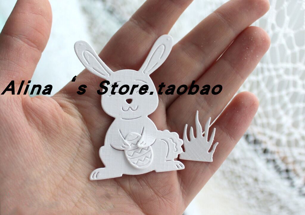 Cut template DIY template cutting die greeting cards Scappbook making tool cute rabbit