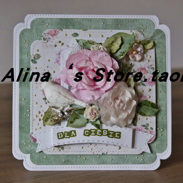 Cutting template DIY template cutting die card album Scrapbook Tool Convee box AZ-1