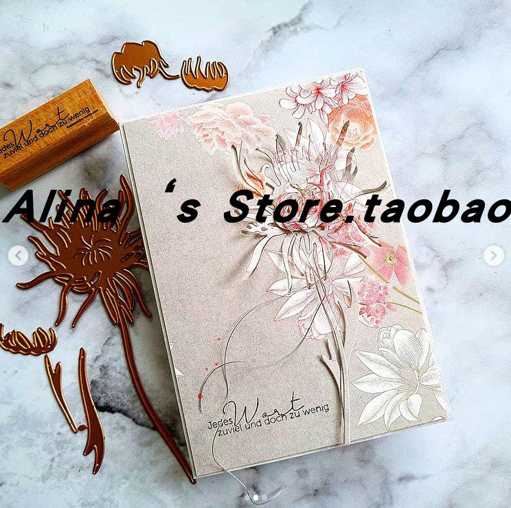 Cutting template DIY die cutting die card album Scrapbook Tool Flowers B-428