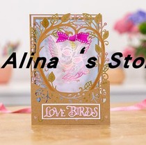 Cutting template DIY die cutting die card album Scrapbook making tool Flower and bird leaf frame