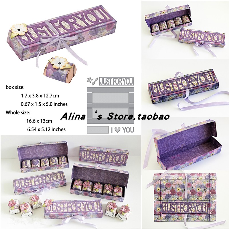 Cutting template DIY templating cutting die greeting card album Srapbook Making tool Candy Gift Box 