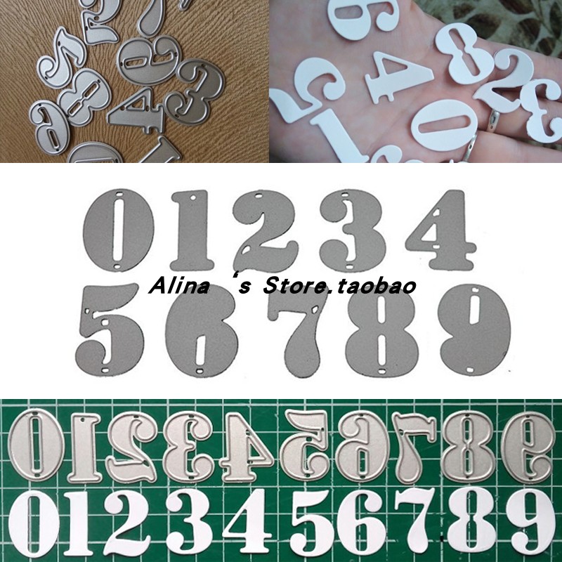 Cutting template DIY templating cutting die greeting cards Scappbook Making tools 9 Number of figures