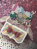 Cutting template DIY template cutting die greeting card photo album Srapbook production tool Congratulations box