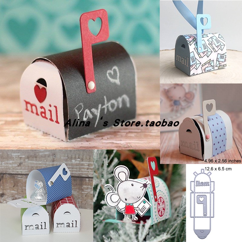 Cutting template DIY template cutting die greeting card album Srapbook making tool lovely letterbox 