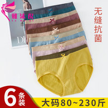 Womens underwear cotton summer thin cotton waist no trace antibacterial hips
