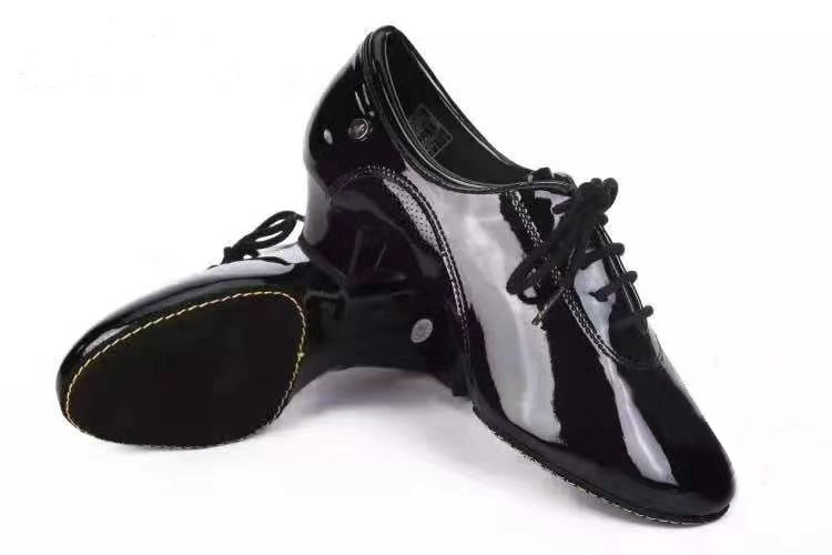 ADS Men's Latin missfun Soft soled Cha Cha A3012-12 Adult professional teen children patent leather dance shoes