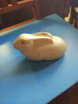 The Wenge Period Plastic Little Rabbit Depository Money pot One