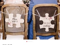 (Customized mrmrs wedding chair back decoration bride groom chair back listing small wooden brand outdoor wedding installation
