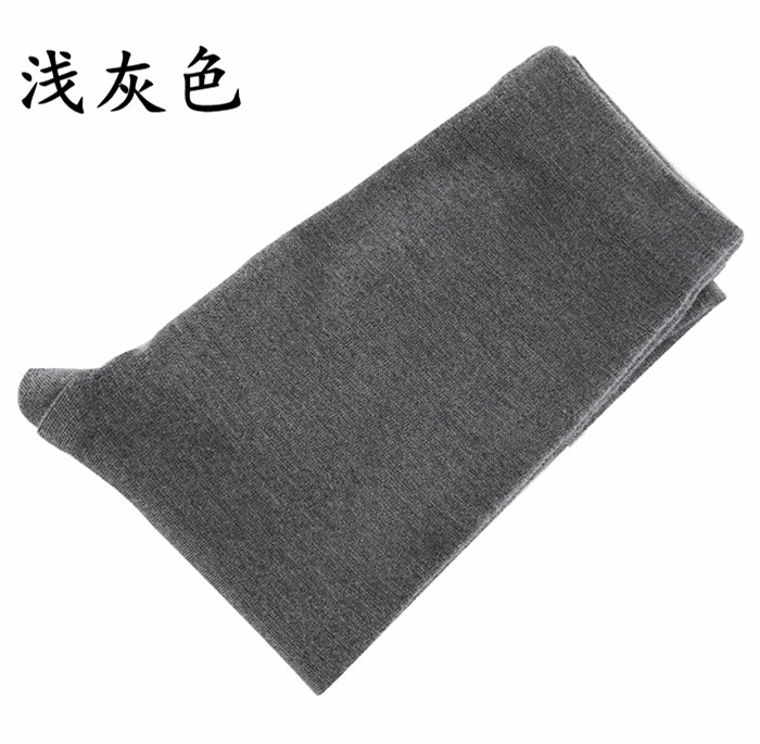 Quần len mỏng mỏng nam và nữ ấm xà cạp dày dày quần cashmere quần len cỡ lớn eo giữa quần giữ nhiệt nữ trung niên