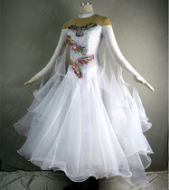 National standard high-end modern dance dress new modern competition dress Waltz dance dress ballroom dance performance